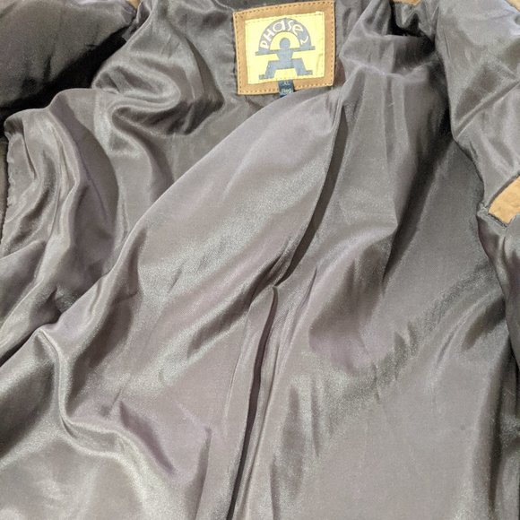 Phase 2 men's suede leather jacket Size XL Vintage - Picture 6 of 8